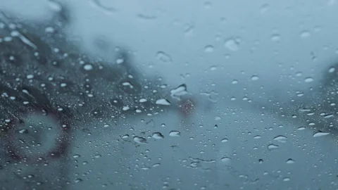 Heavy Rain while Driving in Toll Road, Surabaya East Java, Indonesia, Asia Video stock 129422579