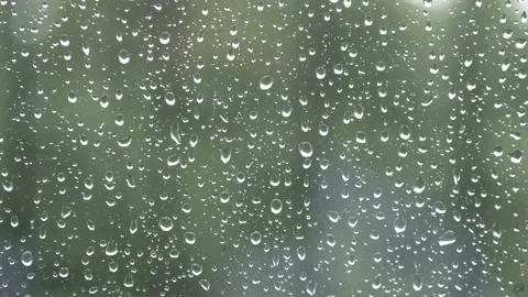Rain Window Crystal The Life Window Stock Video Footage | Royalty Free ...