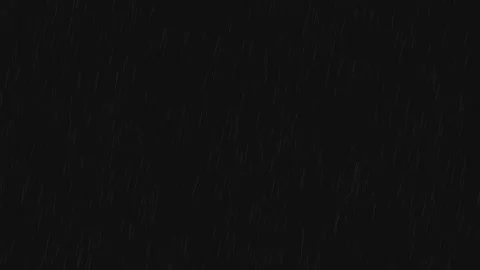 Heavy rainfall animation with black background Stock Footage 231307687