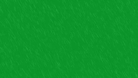 Heavy rainfall on green screen chroma key Stockbeeldmateriaal 330163582
