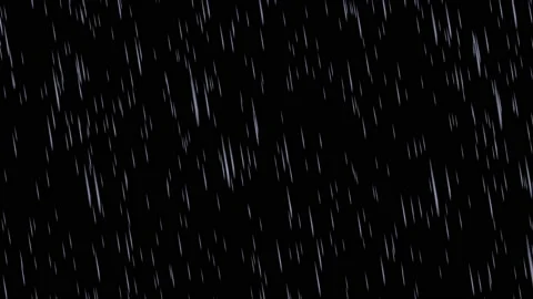 Heavy rainfall overlay - seamless loop animation with an alpha layer 動画素材 221635581