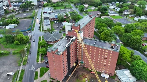 Heavy Renovations - Syracuse, NY Vídeo Stock 336029096