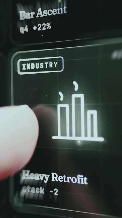 Heavy Retrofit stack -2 representing an upgrade Stock Footage 335922036