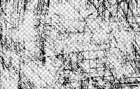 Heavy Scratch Grunge Texture Overlay with Chaotic Line Distortion Dense Noise Illustrazione stock