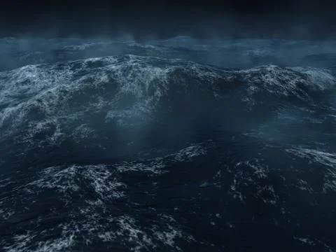 Heavy sea Stock Photos