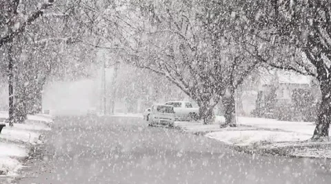 Heavy Snow 1 Stock Footage 40713104