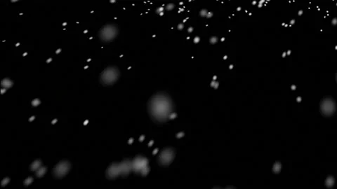 Heavy snow blizzard on a black background, animation Stock Footage 167429337