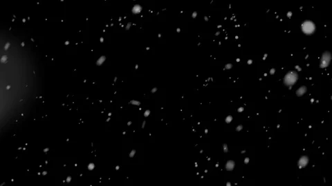Heavy snow falling with alpha, looped Stock Footage 81410262