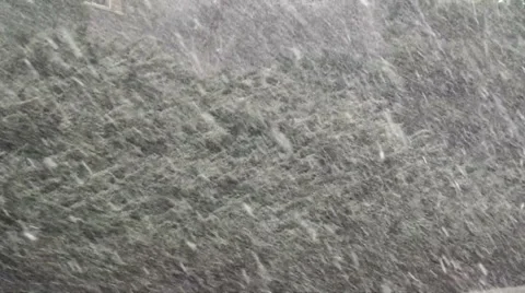 Heavy Snow Falling Stock Footage 54756424