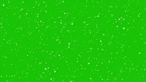 Heavy snow falling looping animation on green screen chroma key background Stock Footage 321009071