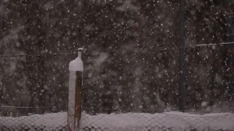 Heavy Snow Video stock 90861846