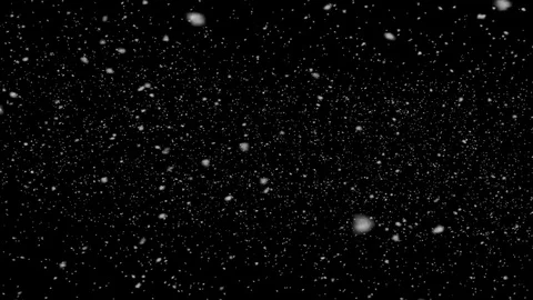 Heavy Snow Overlay Stock Footage 81085591