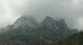Heavy Snow on Trees Dark Cloudy Sky Dramatic Overcast Sky Snowy Mountains Cloudy HD Footage