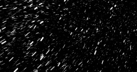 Heavy snowfall - alpha matte, seamless loop Vidéo 92124237