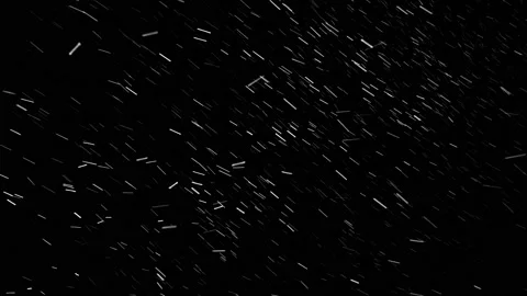 Heavy snowfall on the black background, seamlessly looped. Stock Footage 147990034