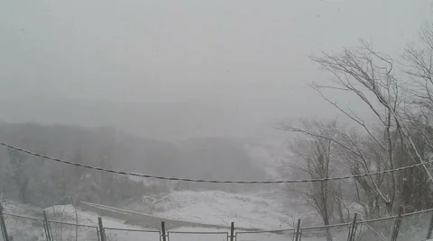 Heavy snowfall Vidéo 45744983