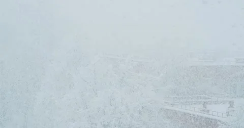 Heavy snowfall Stock Footage 146484392
