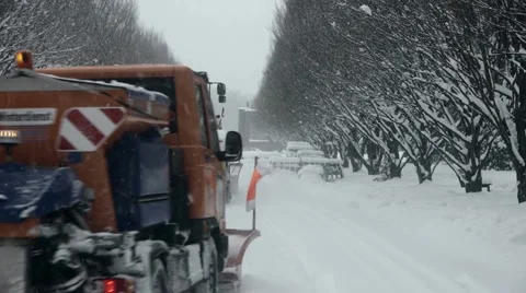 Heavy Snowfall Lake-Effect Snow Stock Footage 22247819