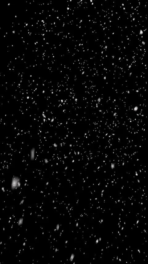 Heavy Snowfall Overlay Vertical Black Background Stock Footage 331971173