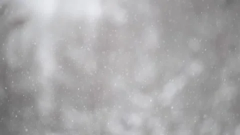 Heavy snowfall in slow mo city. slow falling snow Stock Footage 236644807