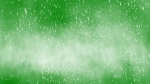 Heavy snowstorm on green screen Stock Footage 43628193