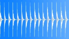 Heavy stone steps in hall loop Sound Effect