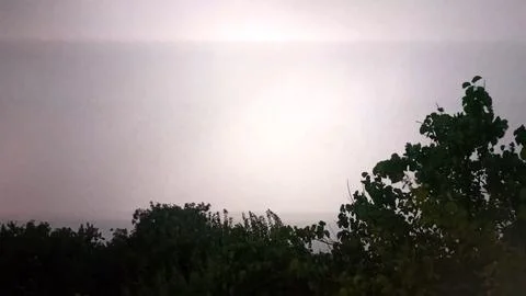 Heavy storm background, storm in dark sky, storm with wind Stock Photos