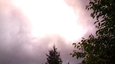 Heavy storm background, storm in dark sky, storm with wind Stock Photos