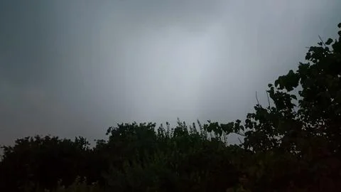 Heavy storm background, storm in dark sky, storm with wind Stock Photos