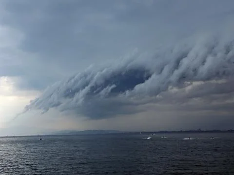 Heavy storm cloud Stock Photos