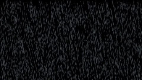Heavy Storm Rain, Dramatic Rainfall, Rainstorm Effect Stock Footage 331547325