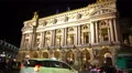 Heavy street traffic in front of Opera National de Paris, active urban life 4k or 4k+ Resolution