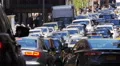 Heavy street traffic on Manhattan, New York City 4k or 4k+ Resolution