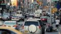 Heavy street traffic rush hour cars congestion commute jam New York City NYC day 4k or 4k+ Resolution