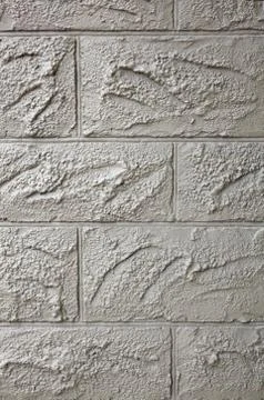 Heavy texture block wall Stock Photos