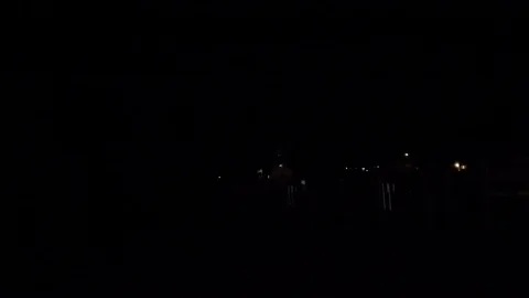 Heavy thunder lightning over ocean at night. Stock Footage 100705037