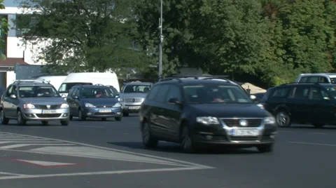 Heavy traffic in Bucharest Stock Footage 33290287