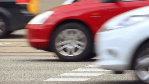 Heavy traffic concept Stock Footage 108870046