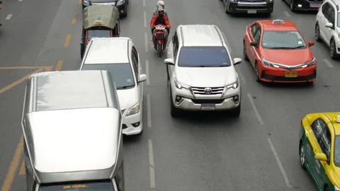 Heavy traffic Video stock 118846809