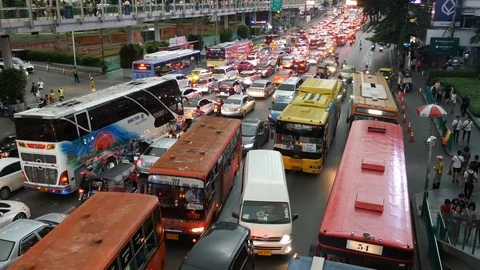 Heavy traffic Stock-Footage 118851720
