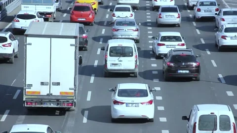 Heavy Traffic Video stock 153117974