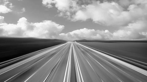 Heavy traffic on high way Stock Footage 50537004