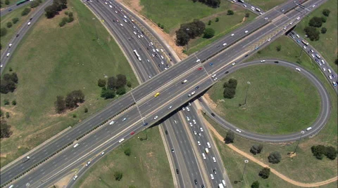 Heavy Traffic On The M1 Stock Footage 65434388