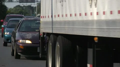 Heavy traffic mcu Stock Footage 11765359