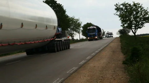 Heavy transportation Stock Footage