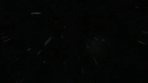 Heavy wet snow falling looking up or forward driving plate (4K) Stock Footage 71365957