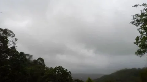 Heavy Winter Rain Storm Soaking the Valley  Stock Footage 66457337