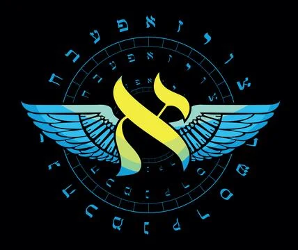 Hebrew alphabet Stock Illustration