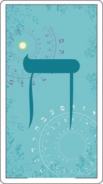 Hebrew alphabet Stock Illustration