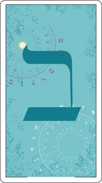 Hebrew alphabet Stock Illustration